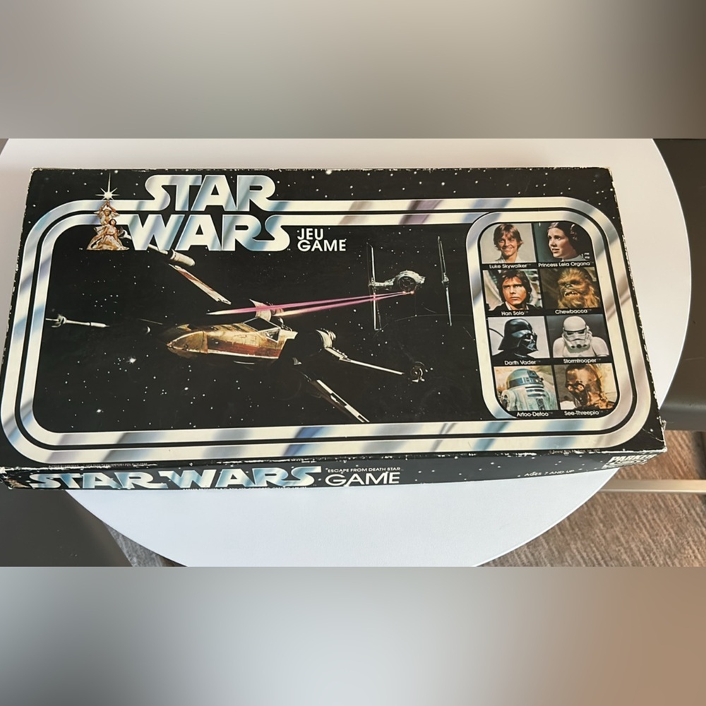 Star Wars Board Game Escape from the Death Star- vintage! 70s​